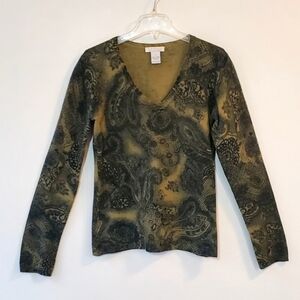 Tweeds V-neck Cashmere Sweater